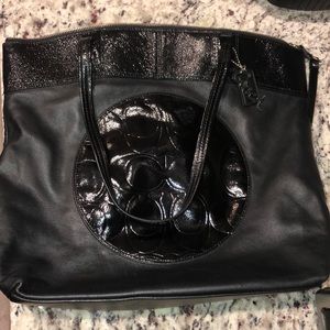 Black Coach Tote Bag